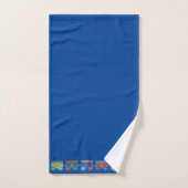 ROYAL BLAUE BAHNHOF CHALKBOARD BADEZIMMER TOWEL SE BADHANDTUCH SET (Handtuch)