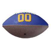 ROYAL BLAUE GOLD UND NAVY Custom Football (Gedreht 270)