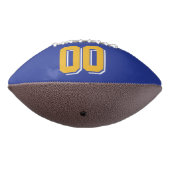 ROYAL BLAUE GOLD UND WHITE Custom Football (Gedreht 270)