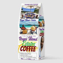ROYAL BLEND ESTATES Coffee, 12oz Bag, Dark Roast,