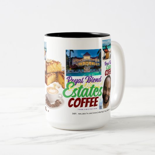 ROYAL BLEND Mug, 15 oz Zweifarbige Tasse (VorderseiteRechts)