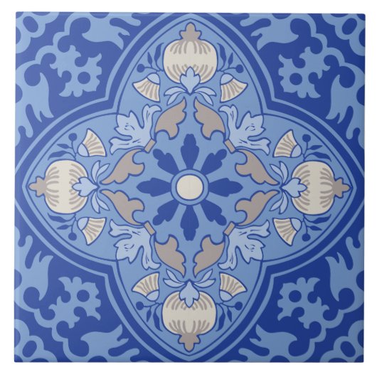 Royal Bloom Fliese (Vorderseite)