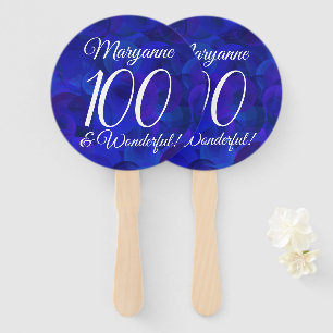Royal Blue 100 und Wonderful Birthday Party Fächer