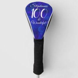 Royal Blue 100 und Wonderful Birthday Party Golf Headcover