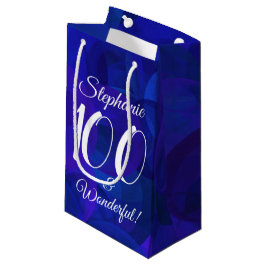 Royal Blue 100 und Wonderful Birthday Party Kleine Geschenktüte