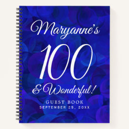Royal Blue 100 und Wonderful Birthday Party Notizblock