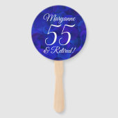 Royal Blue 55 und Party für Rentenersatz Fächer (Vorderseite)