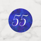 Royal Blue 55 und Party für Rentenersatz Konfetti (Klein Vorderseite)