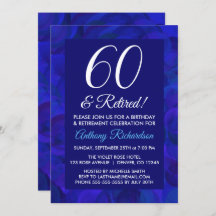 Royal Blue 60 und Party für Rentenersatz
