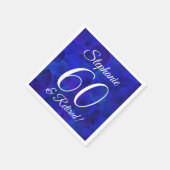 Royal Blue 60 und Rentabilitation Serviette (Ecke)