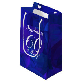 Royal Blue 60 und Sassy Birthday Party Kleine Geschenktüte
