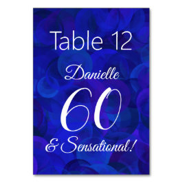 Royal Blue 60 und sensationelle Geburtstagsparty Tischnummer