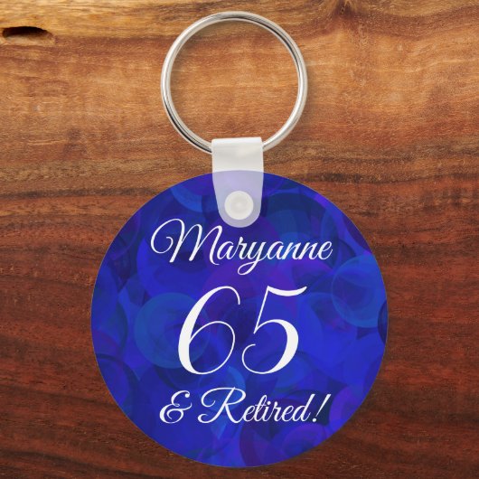 Royal Blue 65 & Remüde Rente Schlüsselanhänger (Vorderseite)