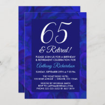 Royal Blue 65 und Party für Rentenersatz