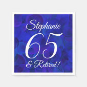 Royal Blue 65 und Rentabilisierung Serviette (Vorderseite)