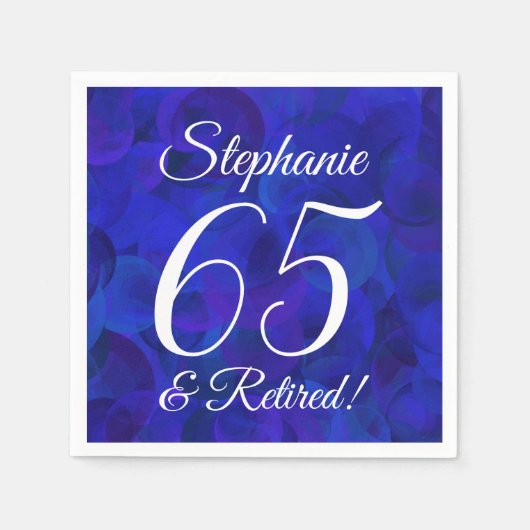 Royal Blue 65 und Rentabilisierung Serviette (Vorderseite)