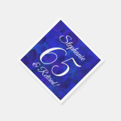 Royal Blue 65 und Rentabilisierung Serviette (Ecke)