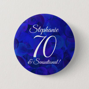 Royal Blue 70 und sensationelle Geburtstagsparty Button