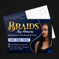 Royal Blue African Hair Braiding Foto Braid Salon