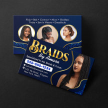 Royal Blue African Hair Braiding Foto Braid Salon