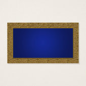 Royal Blue and Gold Gastgeschenk Hochzeit Tag (Rückseite)