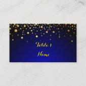 Royal Blue and Gold Popular Wedding Card Platzkarte (Vorderseite)