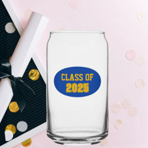 Royal Blue and Gold School Colors Class Year Dosenglas