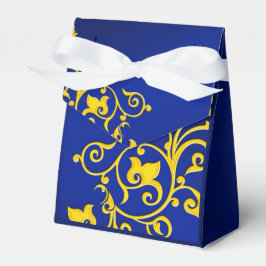 Royal Blue and Gold Wedding Geschenkschachtel