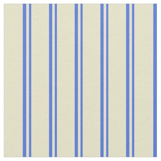Royal Blue and Pale Goldenrod Pattern Stoff (Nahaufnahme)