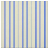 Royal Blue and Pale Goldenrod Pattern Stoff (Muster)