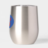 Royal Blue and Red School Colors Class Year (Rückseite)