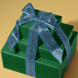 Royal Blue and White Baby Deer Fawn Spots Satinband