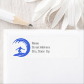 Royal Blue and White Surfing (Insitu)