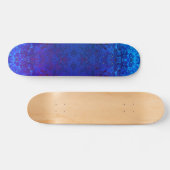Royal Blue Aquamarin Gemstone Skateboard (Horizontal)
