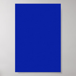 Royal Blue Background auf einem Poster