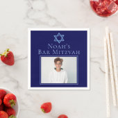 Royal Blue Bar Mitzvah Party Foto Star von David Serviette (Beispiel)