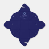 Royal Blue Bar Mitzvah Party Star von David Geschenkschachtel (Ungefaltet)