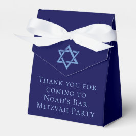 Royal Blue Bar Mitzvah Party Star von David Geschenkschachtel