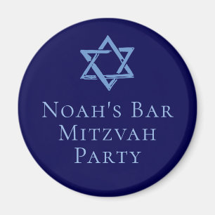 Royal Blue Bar Mitzvah Party Star von David Magnet
