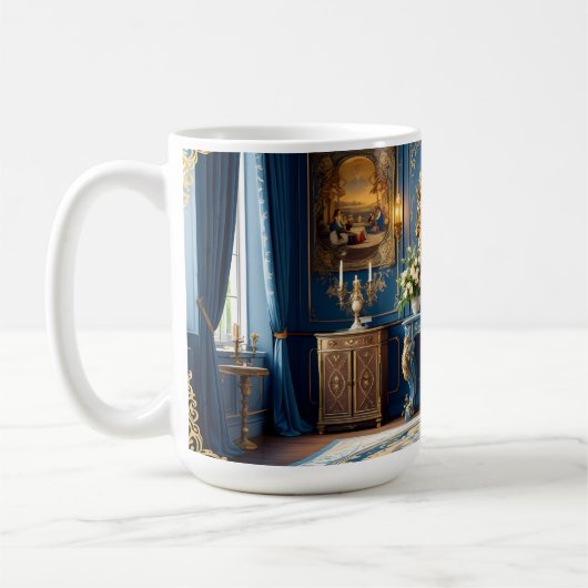 Royal Blue Baroque. Kaffeetasse (Links)