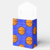 Royal Blue Basketball Pattern Geschenkschachtel (Geöffnet)