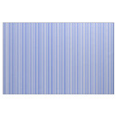 Royal Blue & Beige Lined Pattern Stoff (Yard (91,4 cm))