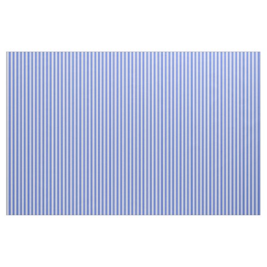 Royal Blue & Beige Lined Pattern Stoff (Yard (91,4 cm))