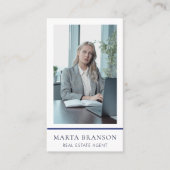 Royal Blue Beruflich Real Anwesen Visitenkarte (Vorderseite)