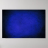 Royal Blue & Black Background Poster (Vorne)