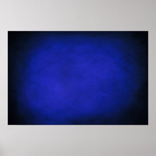 Royal Blue & Black Background Poster (Vorne)