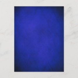 Royal Blue & Black Background Postkarte