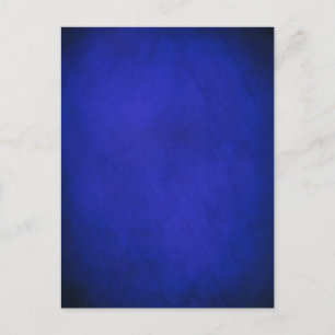 Royal Blue & Black Background Postkarte