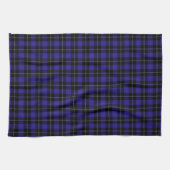 Royal Blue Black Kariert Geschirrtuch (Horizontal)