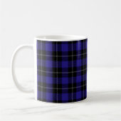 Royal Blue Black Kariert Kaffeetasse (Links)